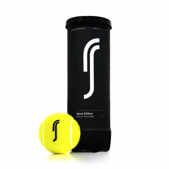 TARRO DE PELOTA TENIS ROBIN SODERLING BLACK EDITION X3