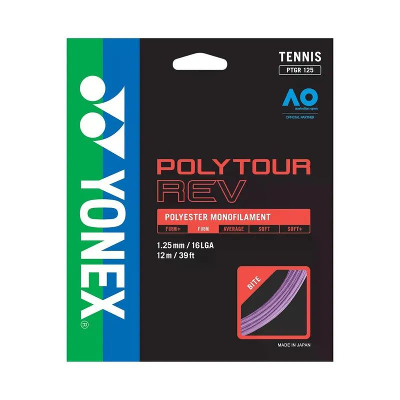 SET YONEX POLYTOUR REV 1.25