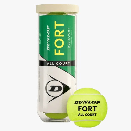 TARRO PLASTICO PELOTA DUNLOP FORT ALL COURT X3