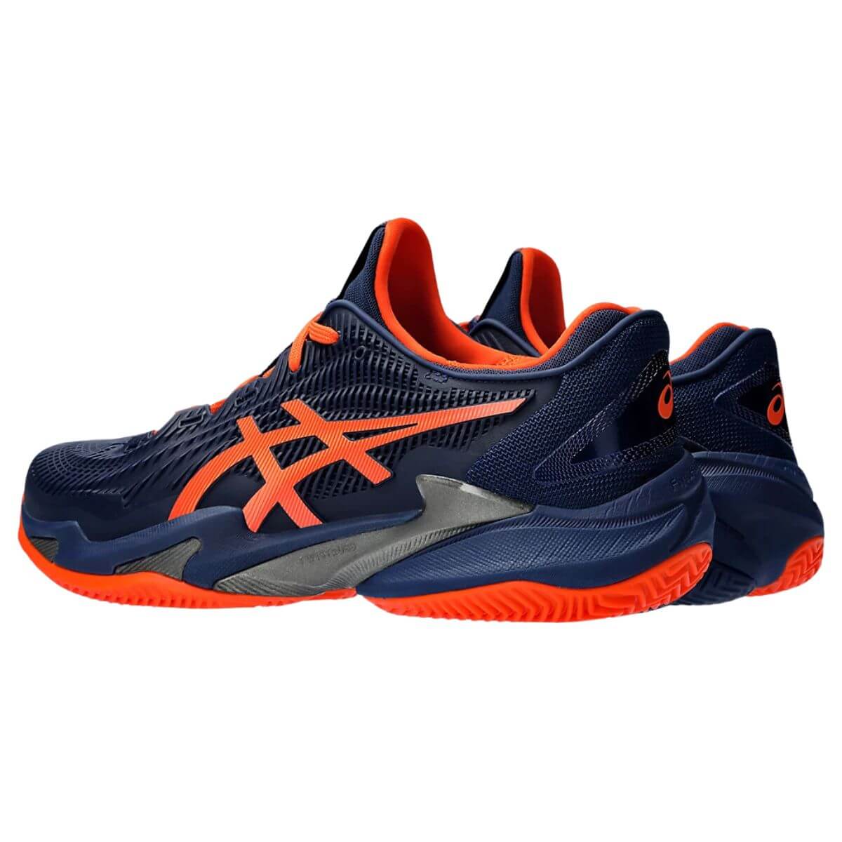 ZAPATILLA ASICS COURT FF 3 ARCILLA AZUL NARANJA