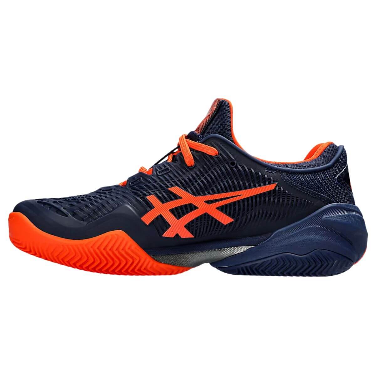 ZAPATILLA ASICS COURT FF 3 ARCILLA AZUL NARANJA