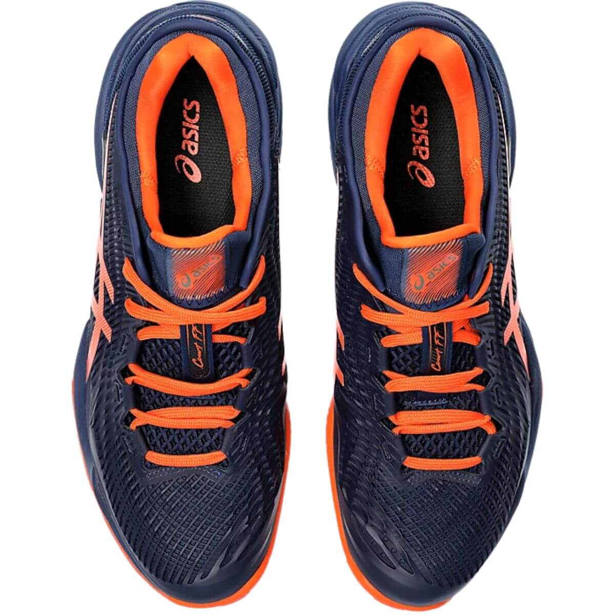 ZAPATILLA ASICS COURT FF 3 ARCILLA AZUL NARANJA