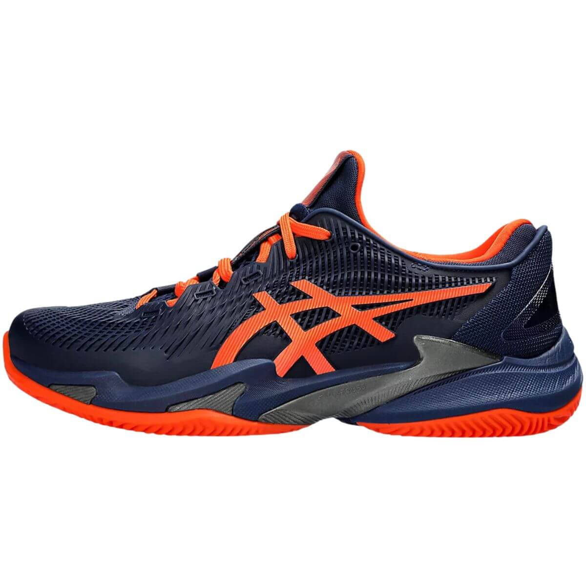 ZAPATILLA ASICS COURT FF 3 ARCILLA AZUL NARANJA