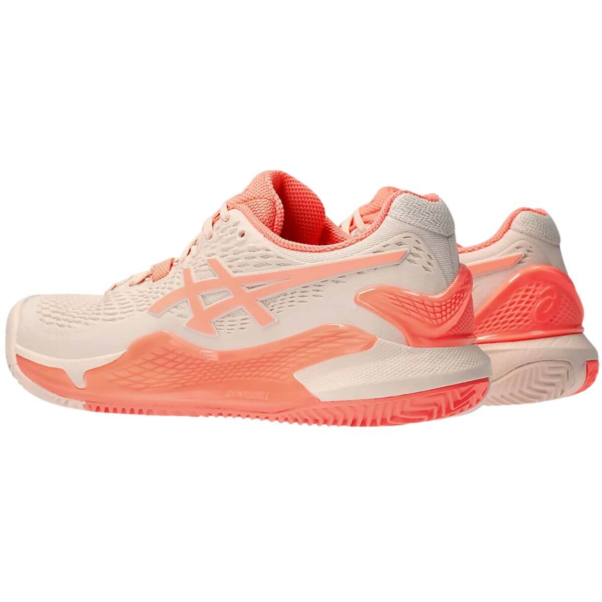 ZAPATILLA ASICS MUJER GEL RESOLUTION 9 CLAY PINK CORAL