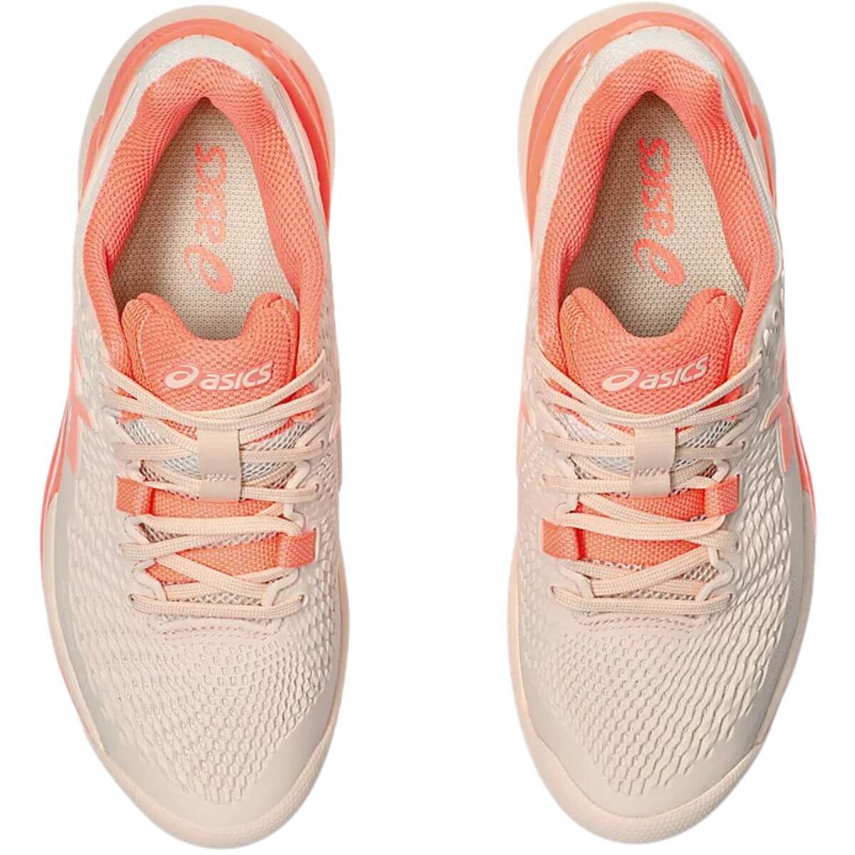 ZAPATILLA ASICS MUJER GEL RESOLUTION 9 CLAY PINK CORAL