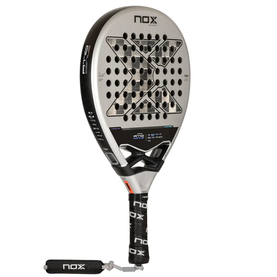 Pala Padel Nox AT10 Genius 18K By Agustin Tapia (360-375gr) 2024
