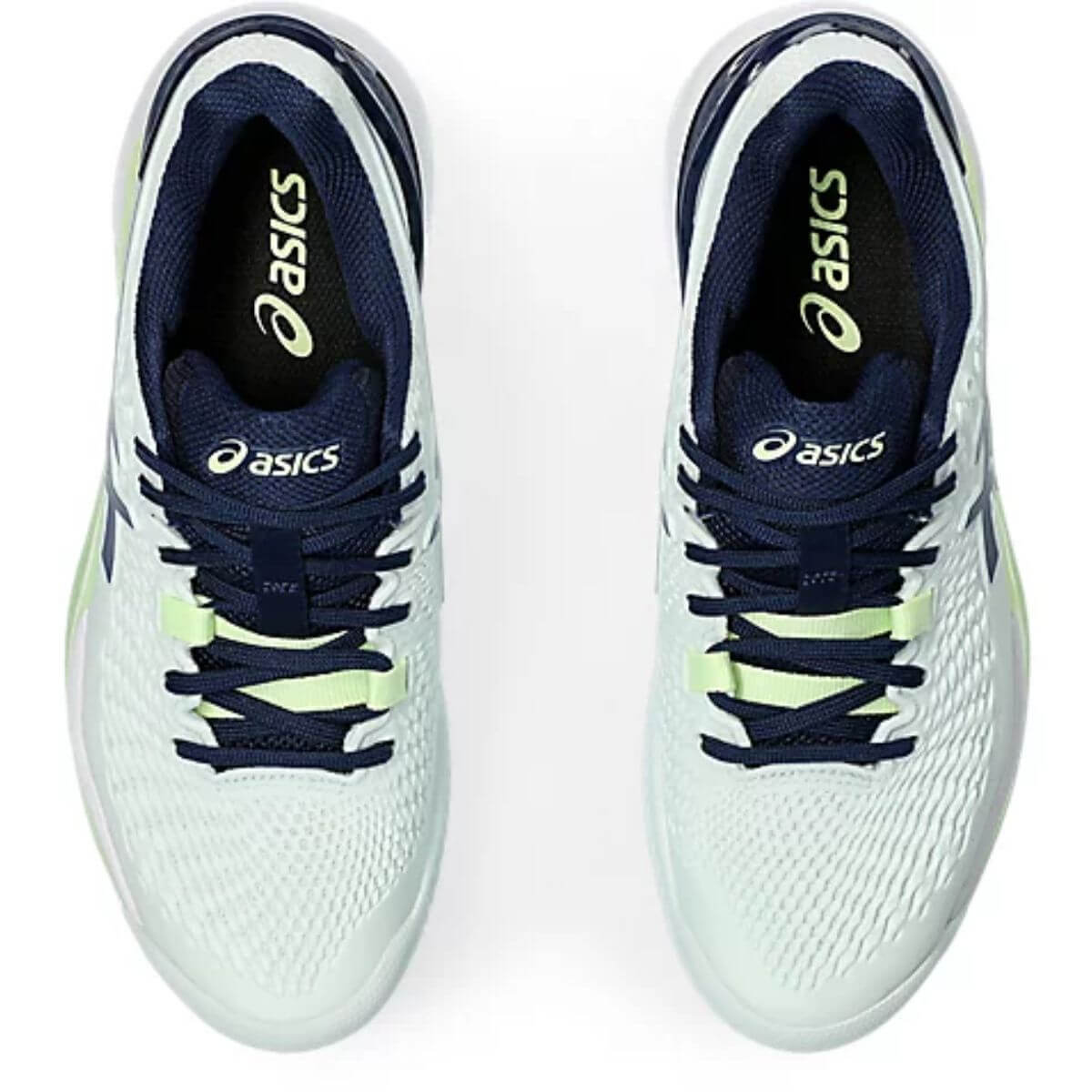 ZAPATILLA ASICS MUJER GEL RESOLUTION 9 CLAY PALE MINT BLUE EXPANSE