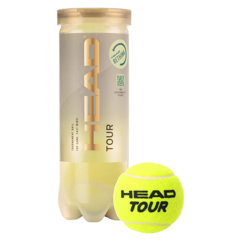 Tarro pelotas Head Tour x3 con pelota