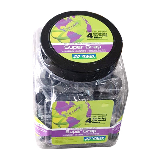 Jarro overgrip Yonex Super Grap negro x60