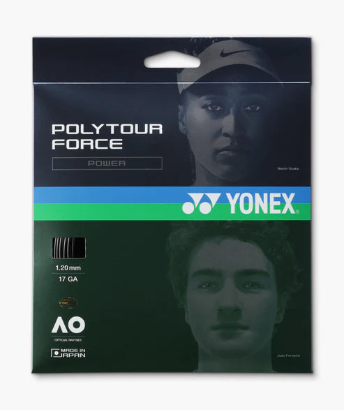 Set cuerda Yonex Polytour Force Black