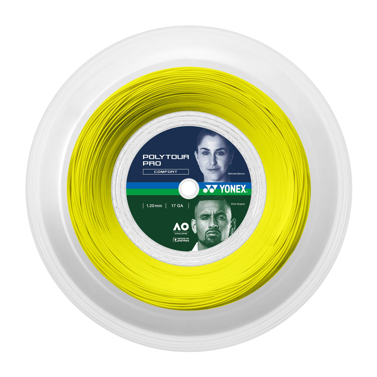 Rollo Yonex Polytour Pro 1.20 Amarillo