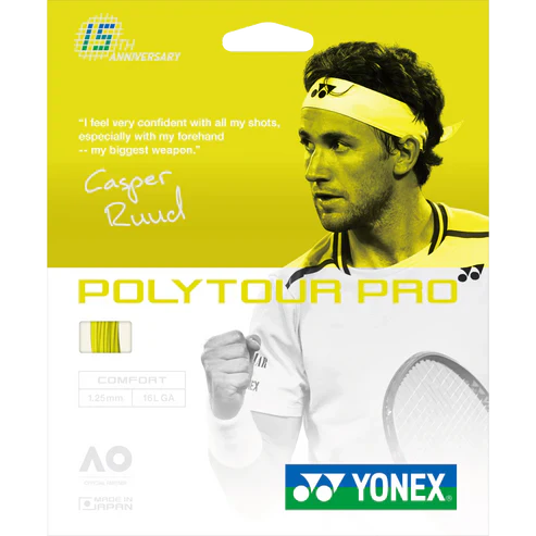 SET YONEX POLY TOUR PRO 1.25 YELLOW LIMITED EDITION