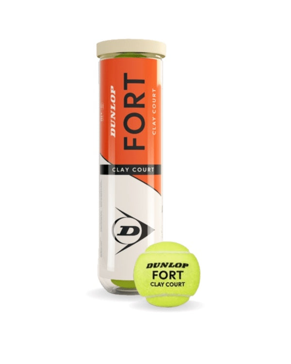 TARRO PLASTICO PELOTA DUNLOP FORT CLAY X4