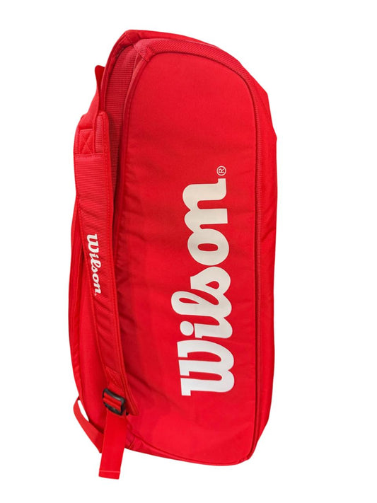 Bolso Wilson Super Tour Red 6 Pack - vista lateral con logo