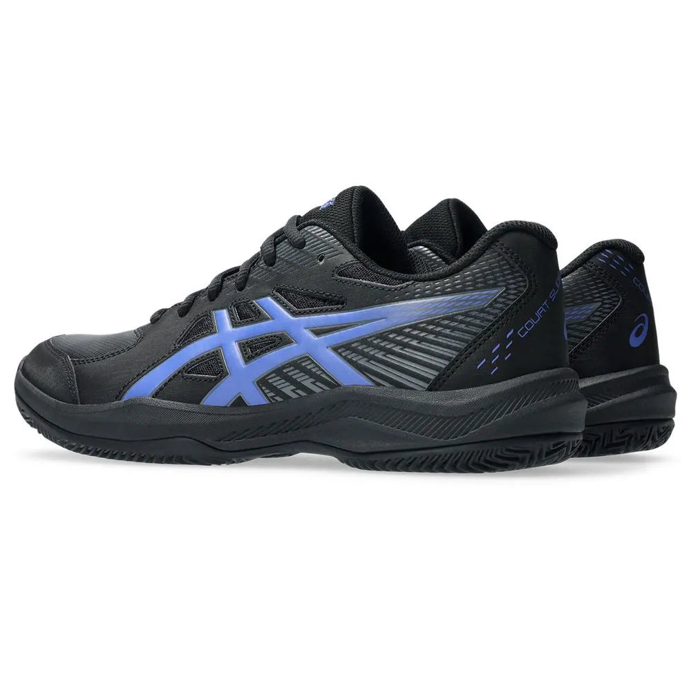 ZAPATILLA ASICS COURT SLIDE 4 CLAY OC HOMBRE BLACK DARK COBALT