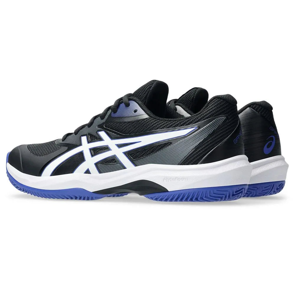 ZAPATILLA ASICS GAME FF CLAY OC HOMBRE BLACK WHITE