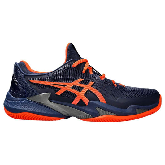 ZAPATILLA ASICS COURT FF 3 ARCILLA AZUL NARANJA
