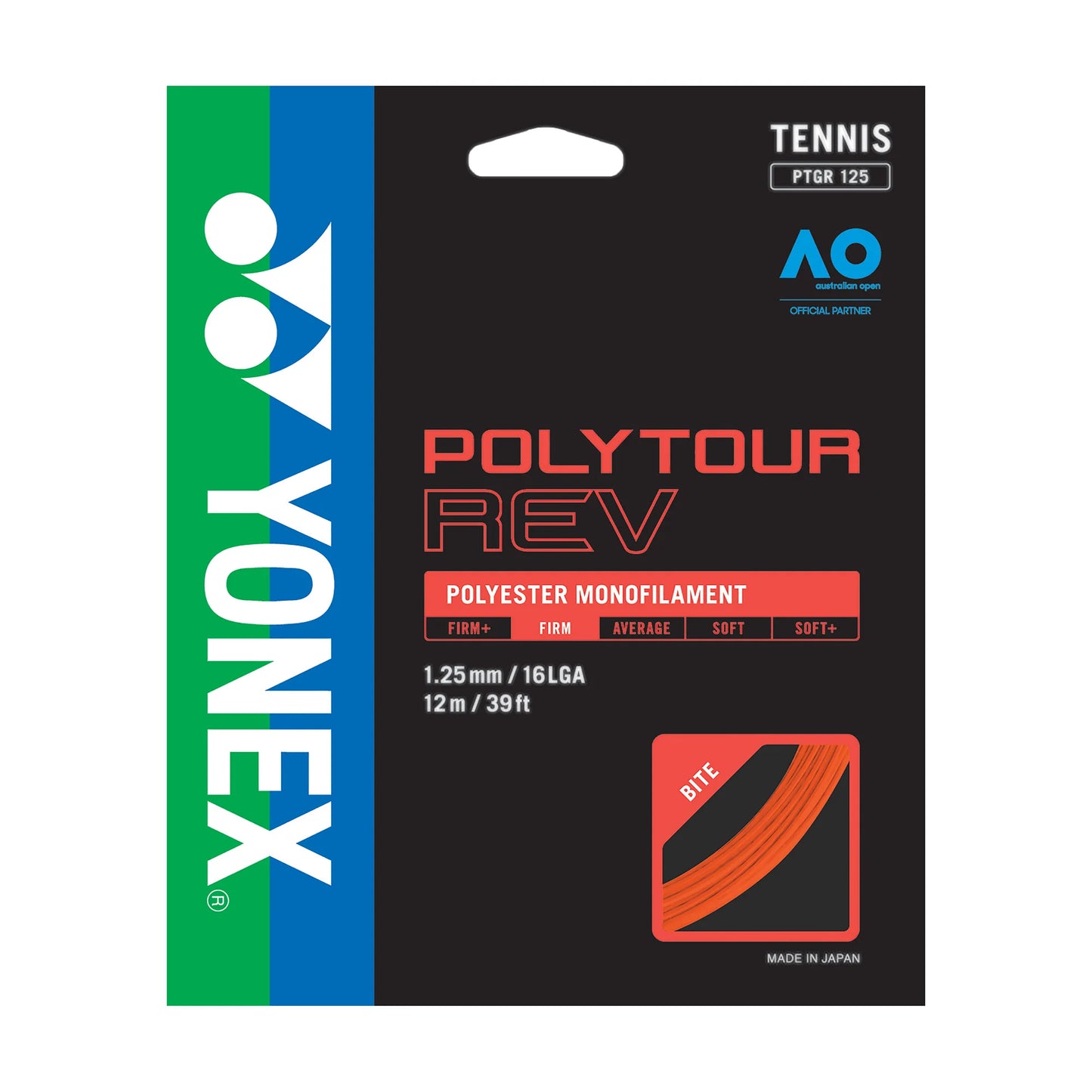SET YONEX POLYTOUR REV 1.25