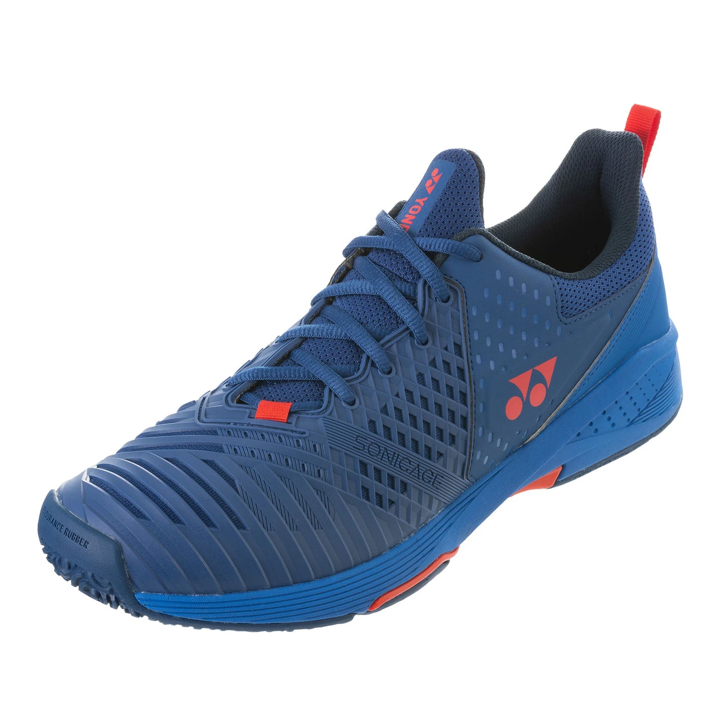 ZAPATILLA YONEX SONICAGE 3 CLAY AZUL/ROJO